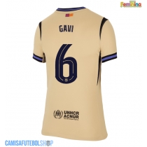 Camisa de time de futebol Barcelona Paez Gavi #6 Replicas 2º Equipamento Feminina 2025-26 Manga Curta